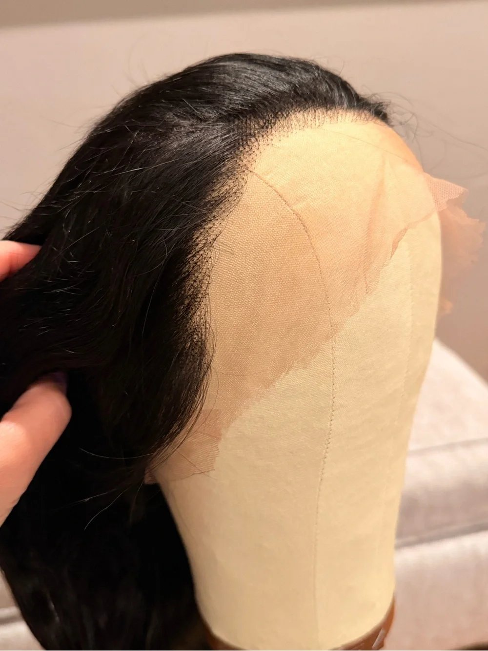 26” Natural Black #1b‎ Body Wave 13x6 HD Lace Front 100% Human Hair Wig #228